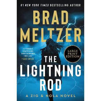 The Lightning Rod - (Escape Artist) Large Print by  Brad Meltzer (Paperback)