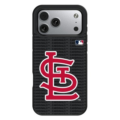 MLB National League Teams Text Backdrop Bump Cell Phone Case for Apple iPhone 17 Series