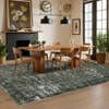 Washable Rugs,Area Rug for Living Room Bedroom, Washable Brown Rug Vintage Print Carpet - 4 of 4