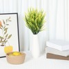 Unique Bargains Realistic Appearance Indoor Outdoor Artificial Lavender Flowers 13.4" 10 Pcs - 2 of 4