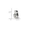 Black Bow Jewelry Sterling Silver Ball Cap Bead Charm - 3 of 4
