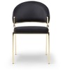 NicBex Velvet Accent Chair,Upholstered Living Room Chairs with High Backrest and Metal Legs,Modern Armchair,Accent Chairs for Living Room - 2 of 4