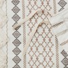 Sapphtopaz 3 Pcs Chenille Comforter Set, Cotton Printed Bedding Set Duvet Cover Set Quilt Set 1 Cover, 2 Pillow Shams, Machine Washable - 2 of 4