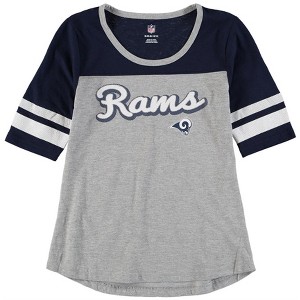 NFL Girls LA Rams Graphic T-Shirt, Grey, 14 - 1 of 1