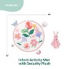 The Peanutshell Tummy Time Mat and Baby Lovey Security Blanket - Pink Floral - 2 of 4