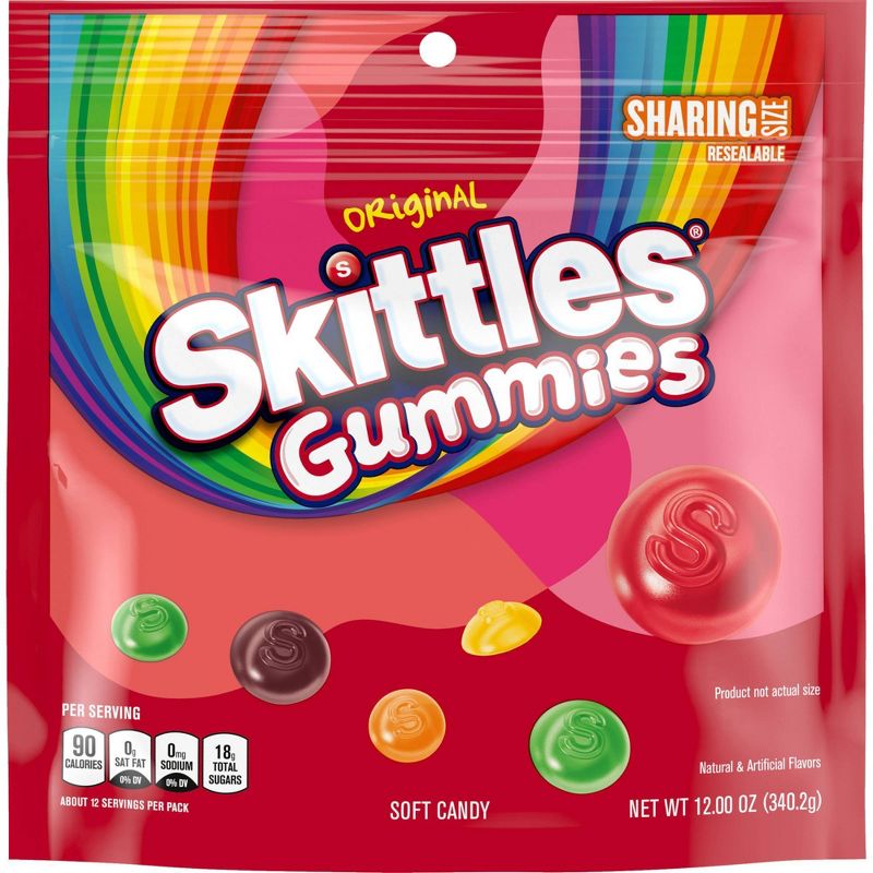 Skittles Original Gummy Candy, Sharing Size - 12oz, 1 of 12