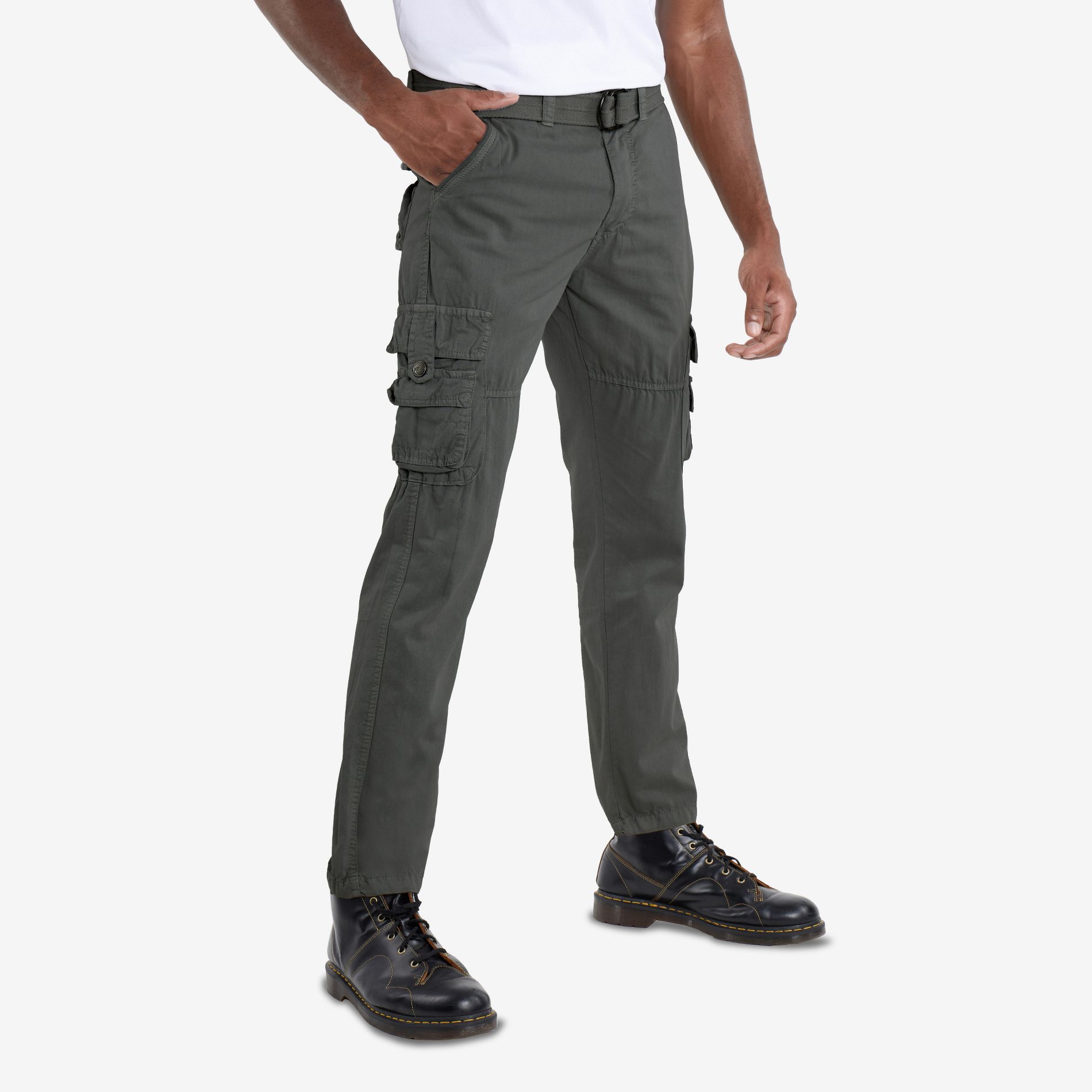X RAY Men's Mutiple Pockets Cargo Pants,Work Pants in GREY Size 42X32
