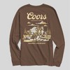 Men's Coors Long Sleeve T-Shirt - Brown - 2 of 4