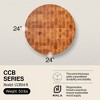 John Boos Boos Block CCB Series Large Reversible Wood Chopping Board, 2.25-Inch Thickness, 18" x 18" x 2 1/4", Maple - 2 of 4