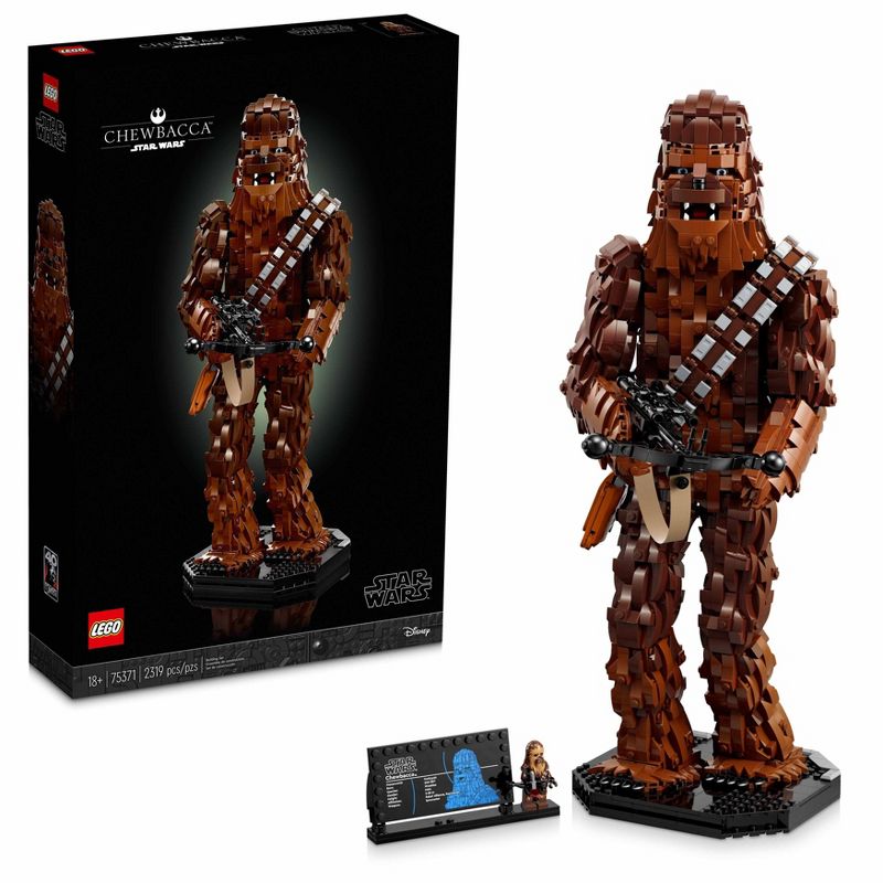 LEGO Star Wars Chewbacca Figure May the 4th Collectible Building Set 75371, 1 of 10