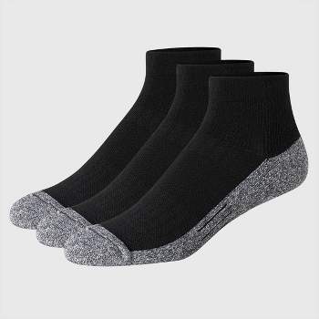 Hanes Premium Men's Cushioned Ankle Socks 3pk - 6-12