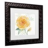 Trademark Fine Art Sheila Golden The Yellow Rose Matted Framed Art - 3 of 4