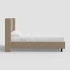 Austin Wingback Platform Bed Cozy Faux Shearling - Threshold™ - image 3 of 4