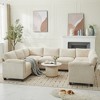Hyleory 115" Corduroy Oversized Modular Sectional Sofa, U Shaped Couch, Large 8 Seater Corner Sofa for Living Room, Office, Spacious Space - 2 of 4