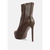Rossetti Stretch Pu High Heel Ankle Boots Women - 3 of 4