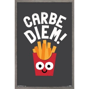 Trends International David Olenick - Carbs Framed Wall Poster Prints - 1 of 4