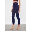 Spruce Fashion Comfortable Biona Color-Blocked High Stretch Performance Moisture-Wicking Leggings - 3 of 4