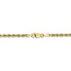 Black Bow Jewelry 3mm 10k Yellow Gold D/C Quadruple Rope Chain Necklace - 4 of 4