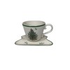Spode Christmas Tree Jumbo Cup with Tree-Shaped Saucer - 18 Ounce Earthenware Mug - Charming Holiday Décor & Festive Christmas Design - 2 of 4