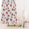 Alisa Galitsyna Christmas Eve Shower Curtain White - Deny Designs: Festive Holiday Bath Decor, Xmas Microfiber Curtain - 2 of 3