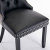 PAGED Modern Dining Chairs Set of 2, Wooden Living Room Chair with Pull Ring Decoration, High Back Dining Room Chair for Kitchen - 4 of 4