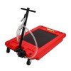 Low Profile Oil Drain Pan, 18 Gallon Oil Change Tank with Manual Pump & Wheels for Trucks, SUVs, RVs - 2 of 4
