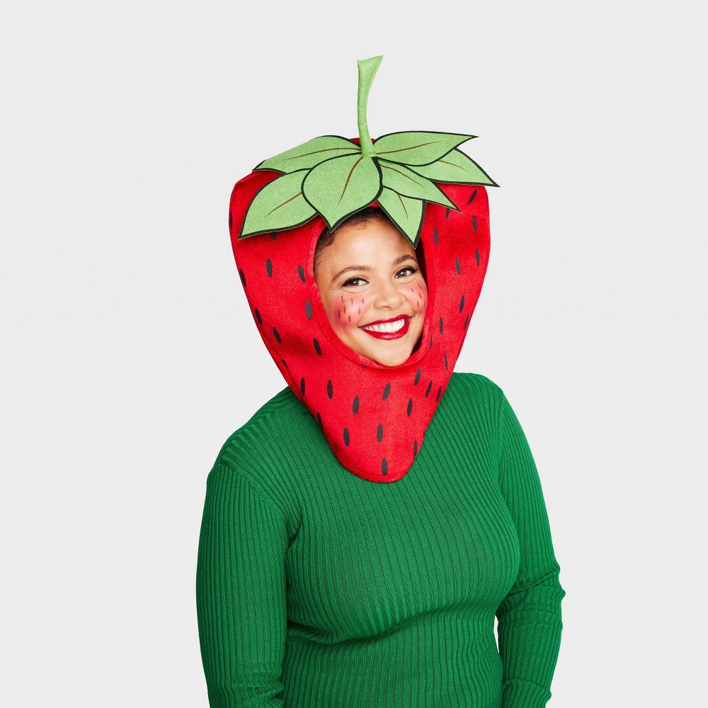 Adult Strawberry Halloween Costume Mask - Hyde & EEK! Boutique™