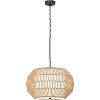 Rattan Farmhouse Chandelier Light Fixtures, 5-Lights Large Pendant Light,Hand Woven Chandeliers for Dining Room - 2 of 4