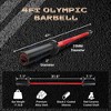 Barbell Bar for Weightlifting - 7FT Heavy Duty (1500LB/700LB), 4FT Short (500LB), 47" EZ Curl Bar - Fits 2" Standard Plates-Home Gym Strength Training - 2 of 4
