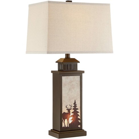 John Timberland Rustic Farmhouse Table, Rustic Lodge Style Table Lamps