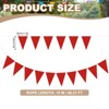 Unique Bargains 49ft Felt Fabric Triangle Bunting Garland Party Banner 1 Pcs - 2 of 4