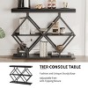GOCAPTAIN 3-Tier Narrow Farmhouse Console Table, 32" Entryway Table with Open Storage Shelves, Console Sofa Table for Living Room, Entryway, Hallway - 4 of 4