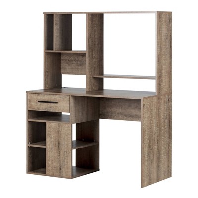 Annexe Home Office Computer Desk Weathered Oak - South Shore