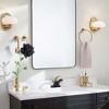 WOWOW 3-Piece Bath Hardware Set with Towel Ring and Towel/Robe Hooks in Stainless Steel - 2 of 4