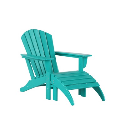 thumbnail image 2 of Foldable Adirondack Folding Adirondack Chair - HDPE Outdoor Patio Chair With Cup Holder & Weather Resistant Outdoor Folding Furniture 2 of 13