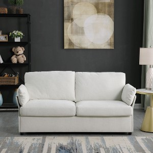 NicBex Couches for Living Room 70" Loveseat Sofa Upholstered Couch with Strong and Durable Wood Fram for Apartment - 1 of 4
