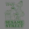 Junior's Sesame Street Group Green Outline 1969 Cowl Neck Sweatshirt - image 2 of 4