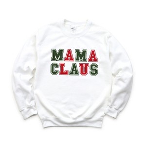 Simply Sage Market Women's Graphic Sweatshirt Mama Claus Colorful - 1 of 4