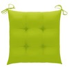 vidaXL Rocking Chair Bright Green, Natural - 3 of 4