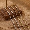 Gold Bracelets for Women Trendy 14K Gold Plated Bracelet for Women Non Tarnish Dainty Stackable Layered - 3 of 4