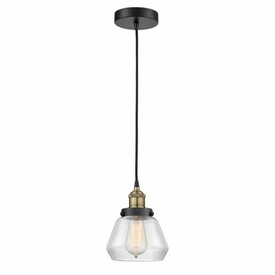 Fulton - 1 Light Mini Pendant In Industrial Style-9 Inches Tall and 6.75 Inches Wide