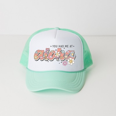 Simply Sage Market You Had Me At Aloha Adult Foam Trucker Hat