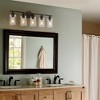 BAOURE Modern Vanity Light, Bathroom Light Fixtures for Expansive Bathrooms, Wall Lamp with Clear Glass for Mirror, Living Room - 4 of 4
