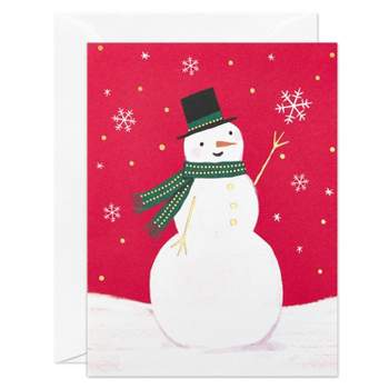 10ct Snowman Blank Christmas Cards