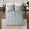 Sapphtopaz 3-Piece Reversible Quilt Set, Cottage-Inspired Stitch Pattern Sheet Set, Bedding Comforter Set for Women, Men, Kids & Teens - 2 of 4