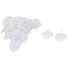 Unique Bargains 30mm Dia PVC Plastic Home Towel Suction Cup Hooks and Hangers Clear Blue 30 Pcs - 2 of 4