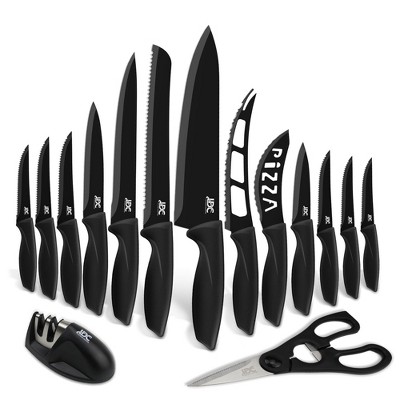 Lux Decor Kitchen Knife Set Ultra Sharp Stainless Steel Kitchen Cutlery Knives with Anti Slip Handles