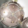 4"H Sullivans Gem Snowflake Ornament - Set of 2  Multicolored Christmas Ornaments - 2 of 2