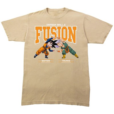 Dragon Ball Z Gotenks Fusion Men’s Sand Crew Neck Short Sleeve T-shirt