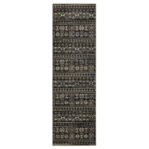 Oriental Weavers Chamberlain CH07C Black/ Grey Indoor Area Rug - 2'3" x 7'6" - 1 of 4